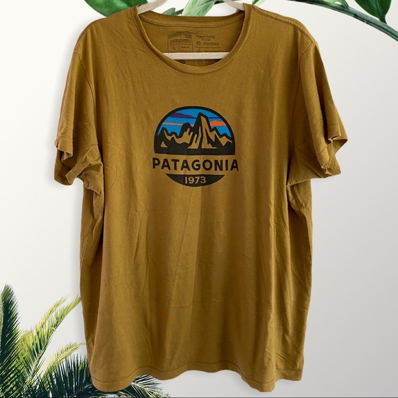 Patagonia Other - Patagonia Fitz Roy Scope Organic Slim Fit Tee Sz L